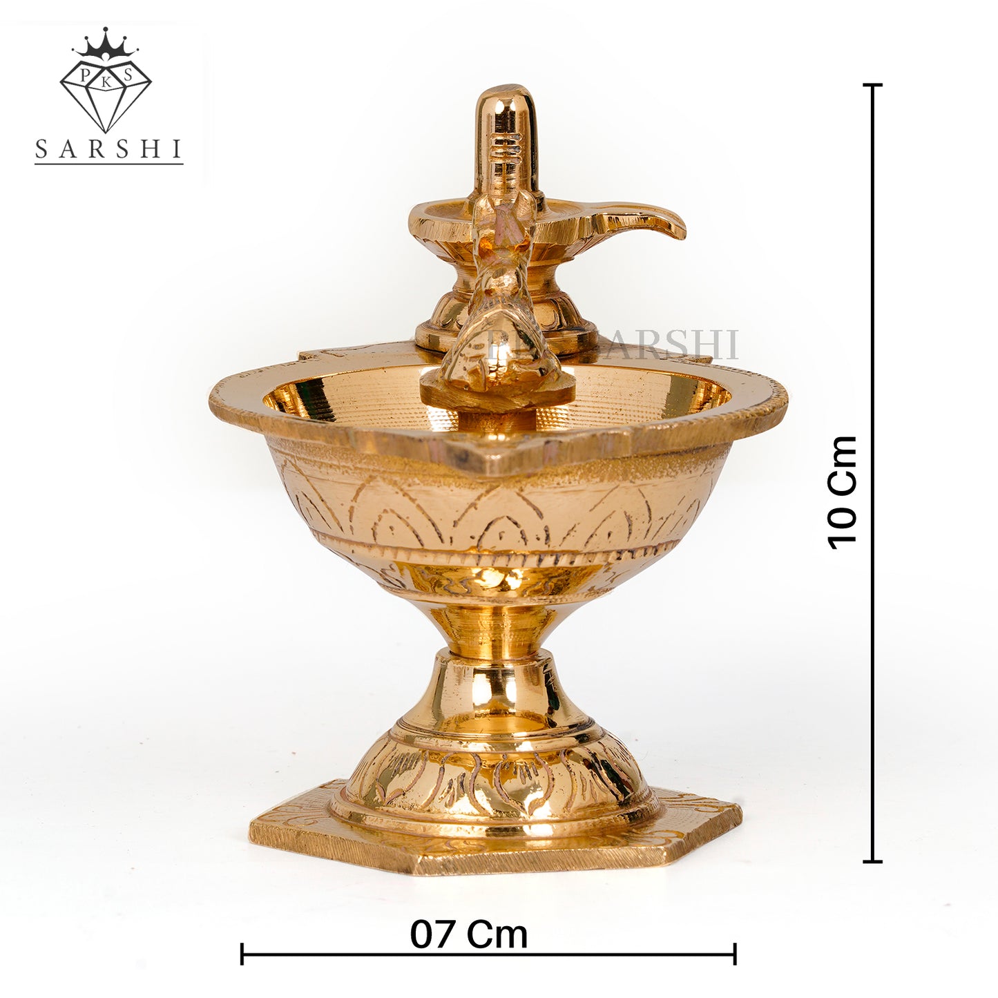 Pradhosha Sivan Brass Lamp - Handcrafted Traditional Oil Lamp for Divine Blessings